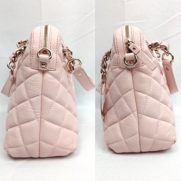 Kate Spade Small Georgina Gold Coast Satchel Cross-body Bag in Ballet Slipper - Picture 7 of 15